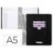AGENDA ESCOLAR ANTARTIK 25-26 ESPIRAL NEON NEGRO DIA PAGINA DIN A5 BILINGÜE PAPEL FSC 80 GR