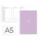 AGENDA ESCOLAR MARCA ANTARTIK 25-26 ESPIRAL ESSENTIALS MORADO DIA PAGINA A5 BILINGÜE PAPEL FSC 80 GR