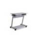 MESA ORDENADOR MARCA ROCADA RD-9100 SISTEMA BLOQUEO CON RUEDAS ESTRUCTURA METALICA CON BANDEJA TECLADO EXTRAIBLE