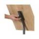 EXPOSITOR MARCA ROCADA DE SUELO SERIE NATURAL MAGNETICO ROTATIVO 360 ALTURA AJUSTABLE DIN A3