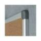PIZARRA CORCHO MARCA ROCADA MARCO ALUMINIO CON CANTONERAS 100X150 CM