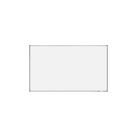 PIZARRA BLANCA MARCA ROCADA LACADA MAGNETICA MARCO ALUMINIO CON CANTONERAS 120X200 CM