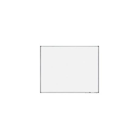 PIZARRA BLANCA MARCA ROCADA LACADA MAGNETICA MARCO ALUMINIO CON CANTONERAS 120X150 CM