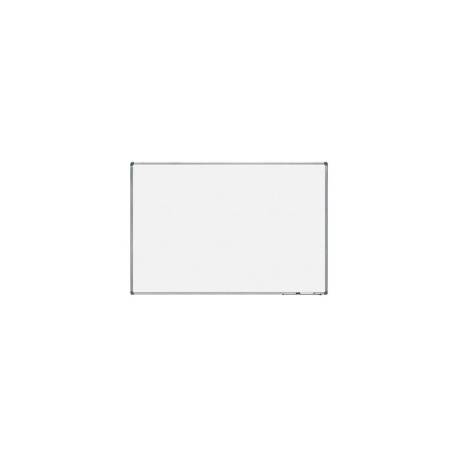 PIZARRA BLANCA MARCA ROCADA LACADA MAGNETICA MARCO ALUMINIO CON CANTONERAS 100X150 CM