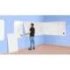 PIZARRA BLANCA MARCA ROCADA SKINMATT PROYECCION MATE LACADA MAGNETICA 75X115 CM