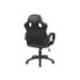 SILLA ROCADA GAMING CON BRAZOS FIJOS BASE NYLON CON RUEDAS BASCULANTE SIMILPIEL COLOR NEGRO/AZUL 480X490X1060-1160