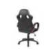 SILLA MARCA ROCADA GAMING CON BRAZOS FIJOS BASE NYLON CON RUEDAS BASCULANTE SIMILPIEL NEGRO/ROJO 480X490X1060-1160
