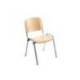SILLA MARCA ROCADA CONFIDENTE ESTRUCTURA METALICA ASIENTO Y RESPALDO MADERA NATURAL 570X410X810 MM