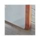 PIZARRA COLOR BLANCA ROCADA GAMA NATURAL LACADA MAGNETICA 115X75 CM