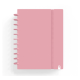 CUADERNO CARCHIVO INGENIOX FOAM A4 80H CUADRICULA ROSA PASTEL