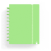 CUADERNO CARCHIVO MARCA INGENIOX FOAM A4 80H CUADRICULA VERDE PASTEL