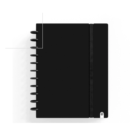 CUADERNO CARCHIVO INGENIOX FOAM A5 80H CUADRICULA NEGRO