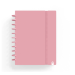 CUADERNO CARCHIVO MARCA INGENIOX FOAM A5 80H CUADRICULA ROSA PASTEL