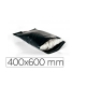 SOBRE Q-CONNECT DE PLASTICO BOLSA PARA ENVIOS 100% RECICLADAS CON AUTOCIERRE COLOR NEGRO 400X600 MM