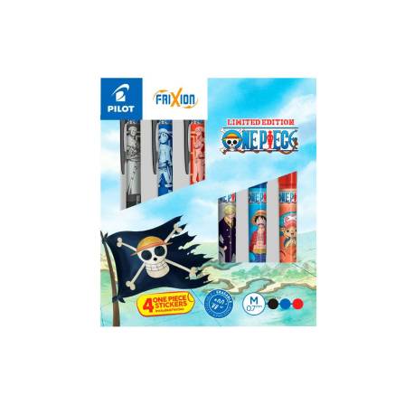 BOLIGRAFO MARCA PILOT FRIXION ONE PIECE BORRABLE CAJA COLECCION 6 UNIDADES SURTIDAS
