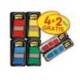 BANDERITAS SEPARADORAS MARCA POST-IT 680 DISPENSADOR 50 HOJAS 4 COLORES SURTIDOS + 2 DISPENSADORES 684 FLECHA 2