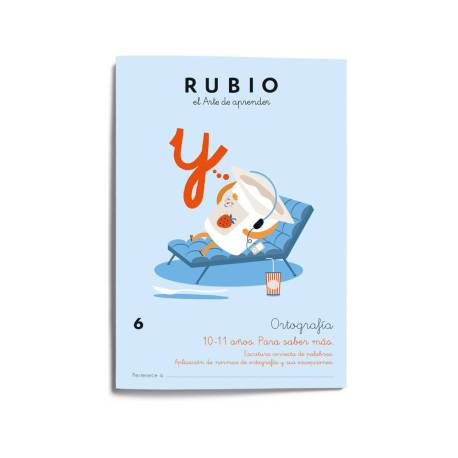 CUADERNO MARCA RUBIO ORTOGRAFIA 6
