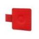 PORTABOLIGRAFO AUTOADHESIVO MARCA ANTARTIK PARA CUADERNO NOTE CON ELASTICO HASTA 15 MM GROSOR 80 MM ROJO 40X40 MM