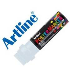 ROTULADOR MARCA ARTLINE POSTER MARKER EPP-30 PUNTA RECTANGULAR 30 MM COLOR BLANCO