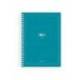 AGENDA ESPIRAL MARCA ANTARTIK ESSENTIALS A5+ 2026 DÍA PÁGINATURQUESA PAPEL 80G FSC