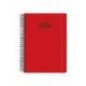 AGENDA ESPIRAL MARCA LIDERPAPEL CLASSIC A6 2026 DIA PAGINA ROJO PAPEL 70 GR FSC