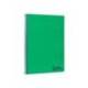 CUADERNO ESPIRAL MARCA LIDERPAPEL A4 WONDER TAPA PLASTICO 80H 90GR CUADRO 4MM CON MARGEN COLOR VERDE OSCURO