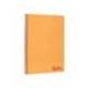 CUADERNO ESPIRAL MARCA LIDERPAPEL A4 WONDER TAPA PLASTICO 80H 90GR PAUTA ESTRECHA 2,5MM CON MARGEN COLOR NARANJA