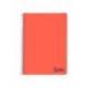 CUADERNO ESPIRAL LIDERPAPEL DIN A4 WONDER TAPA PLASTICO 80H 90GR RAYADO HORIZONTAL CON MARGEN COLOR ROJO