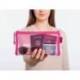 BOLSA ZIPPER BAG MARCA LIDERPAPEL POLIESTER TRANSPIRABLE MULTIUSOS TICKET 230X115 MM ROSA