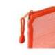 BOLSA ZIPPER BAG LIDERPAPEL POLIESTER TRANSPIRABLE MULTIUSOS DIN A6 NARANJA