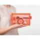BOLSA ZIPPER BAG LIDERPAPEL POLIESTER TRANSPIRABLE MULTIUSOS DIN A6 NARANJA