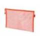 BOLSA ZIPPER BAG MARCA LIDERPAPEL POLIESTER TRANSPIRABLE MULTIUSOS DIN A5 NARANJA