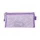 BOLSA ZIPPER BAG MARCA LIDERPAPEL POLIESTER TRANSPIRABLE MULTIUSOS TICKET 230X115 MM MORADO PASTEL