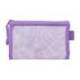 BOLSA ZIPPER BAG MARCA LIDERPAPEL POLIESTER TRANSPIRABLE MULTIUSOS DIN A6 MORADO PASTEL