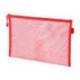 BOLSA ZIPPER BAG LIDERPAPEL POLIESTER TRANSPIRABLE MULTIUSOS DIN A4 ROJO