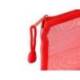 BOLSA ZIPPER BAG LIDERPAPEL POLIESTER TRANSPIRABLE MULTIUSOS DIN A4 ROJO