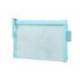BOLSA ZIPPER BAG MARCA LIDERPAPEL POLIESTER TRANSPIRABLE MULTIUSOS DIN A6 AZUL PASTEL