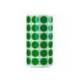 GOMETS MARCA LIDERPAPEL AUTOADHESIVO S CIRCULOS 15 MM VERDE ROLLO DE 2500 UNIDADES EN CAJA DE CARTON
