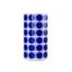 GOMETS MARCA LIDERPAPEL AUTOADHESIVO S CIRCULOS 15 MM AZUL ROLLO DE 2500 UNIDADES EN CAJA DE CARTON