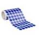 GOMETS MARCA LIDERPAPEL AUTOADHESIVO S CIRCULOS 15 MM AZUL ROLLO DE 2500 UNIDADES EN CAJA DE CARTON