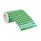 GOMETS MARCA LIDERPAPEL AUTOADHESIVO S CIRCULOS 10,5 MM VERDE ROLLO DE 6000 UNIDADES EN CAJA DE CARTON