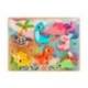 PUZLE INFANTIL MARCA IMAGINOVO MADERA 3D DINOSAURIOS +12 MESES 8 PIEZAS 29,5X22X1,7CM