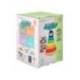 JUEGO INFANTIL MARCA IMAGINOVO MADERA FORMA DE PINGUINO TORRE DE FORMAS APILABLES +12 MESES 7 PIEZAS 18X12X12CM