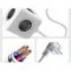 REGLETA MARCA Q-CONNECT DE CUBO ENCHUFE MULTIPLE POWER CUBE 5 EN 1 CABLE DE 1,4 MT 5 TOMAS DE CORRIENTE 75X75X112MM