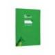 CUADERNO ESPIRAL MARCA LIDERPAPEL DI N A4 PAUTAGUIA TAPA BLANDA 80H 75 GR CUADRO PAUTADO 3MM COLOR VERDE