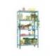 ESTANTERIA METALICA MARCA SIMONRACK KIT SIMONCLICK MINI 5/400 COLOR AZUL/BLANCO 5 ESTANTES 180 KG POR ESTANTE 180X80X40CM