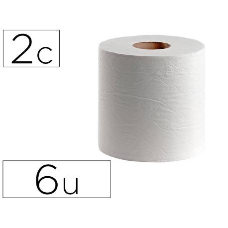 PAPEL SECAMANOS MARCA DAHI 2 CAPAS CELULOSA LISA 210 MM X 150 MT PAQUETE DE 6 ROLLOS