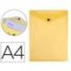 Carpeta Liderpapel dossier broche polipropileno din A4 amarillo