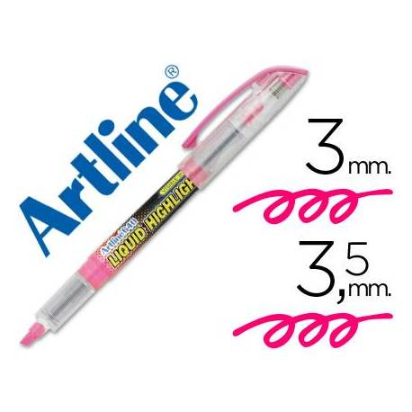 Rotulador Artline EK-640 Fluorescente Rosa Punta biselada