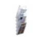 EXPOSITOR MURAL MARCA ARCHIVO 2000 DE PARED 6 BANDEJAS DIN A4 TRANSPARENTE 155X239X665 MM SEPARADORES MOVILES AJUSTABLES